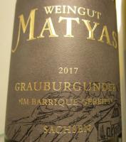 Grauburgunder im Fass gereift