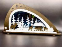 Schwibbogen Waldtiere LED